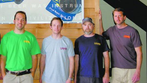 The owners of the Cahaba Brewing Company are, from left: Eric Meyer, Andy Gwaltney, Taylor DeBoer and Burton Dunn.