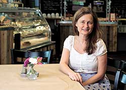 Carole Griffin, one of this year’s Alabama Retailers of the Year, said she likes the opportunities presented by her new downtown location of Continental Bakery/Chez Lulu. The original bakery and restaurant are in Mountain Brook’s English Village. (Journal photo by Lee Walls Jr.)