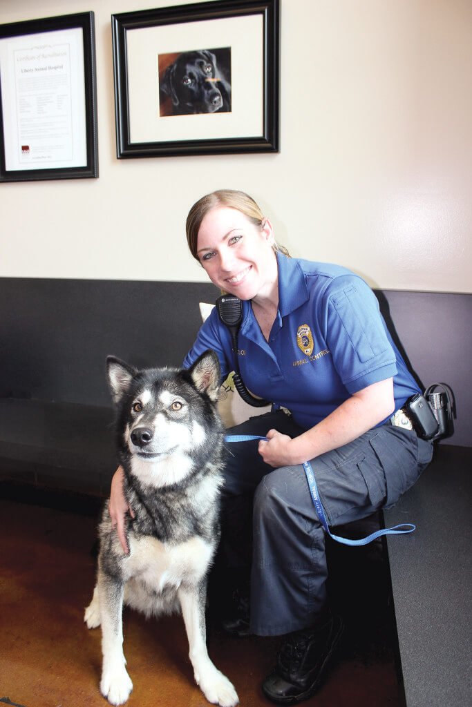 Ashley Martin, Mountain Brook's animal control officer, brings dogs that are "at large" to Liberty Animal Hospital, where their owners can reclaim them. If no one claims the god, it will be cared for by the staff at Liberty and put up for adoption. Journal photo by Kaitlin Candelaria