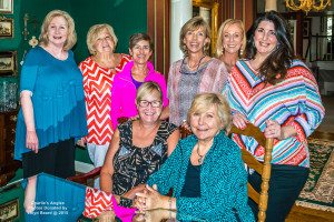 Charlie’s Angels planning committee members (front, from left) Ranae Breen, Lynn Yeager and Lynn Samson. Back: Isa Dorsky, Susan Greene, Sarah Moseley and Anne Bishop.
