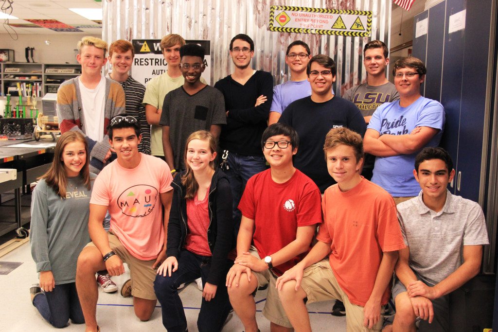 Front, from left: Taylor Brent, Chris Breaux, Katharine Turnbull, William Zhao, Spencer Batten and Zachary El Fallah. Back: Winter Scott, Charlie Teague, Peyton Spencer, Monsha Sims, Ben Pienhardt, Crawford Nakyama, Patrick Kimes, Luke Boyett and Will Morris. Journal photo by Kaitlin Candelaria