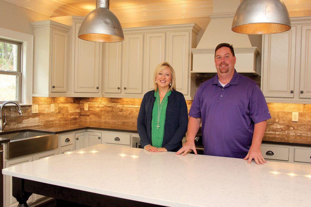 Builder Jack Donovan of Donovan Homes and decorator Judy Dickinson said they were flattered to be highlighted by the Greater Birmingham Association of Home Builders, and they chose 404 Grey Oaks Drive to showcase the spirit of the neighborhood and the skill of their team. Journal photos by Kaitlin Candelaria 