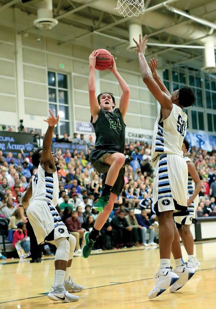 Jan 8, 2016; Hoover, AL, USA; Mountain Brook vs Spain Park at Spain Park Gym. Credit: Marvin Gentry