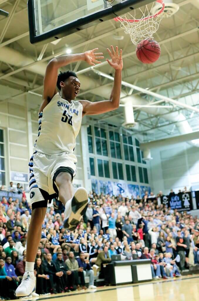 Jan 8, 2016; Hoover, AL, USA; Mountain Brook vs Spain Park at Spain Park Gym. Credit: Marvin Gentry