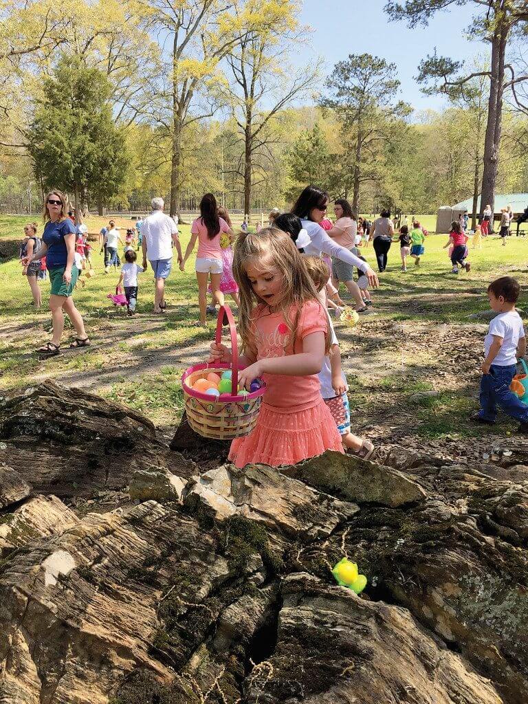 Birmingham Homeschoolers are planning an Easter Egg hunt for March 25th, from 1-3 p.m. at Veteran's Park in Hoover. Last year's event, above. Photo special to the Journal.