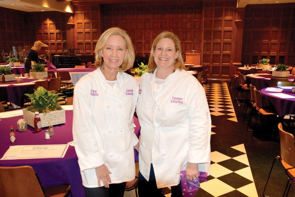 Cece Martin, left, and Sidney Clapp are this year's chairwomen of Cathedral Church of the Advent's Lenten Lunches. Journal photos by Emily Williams.