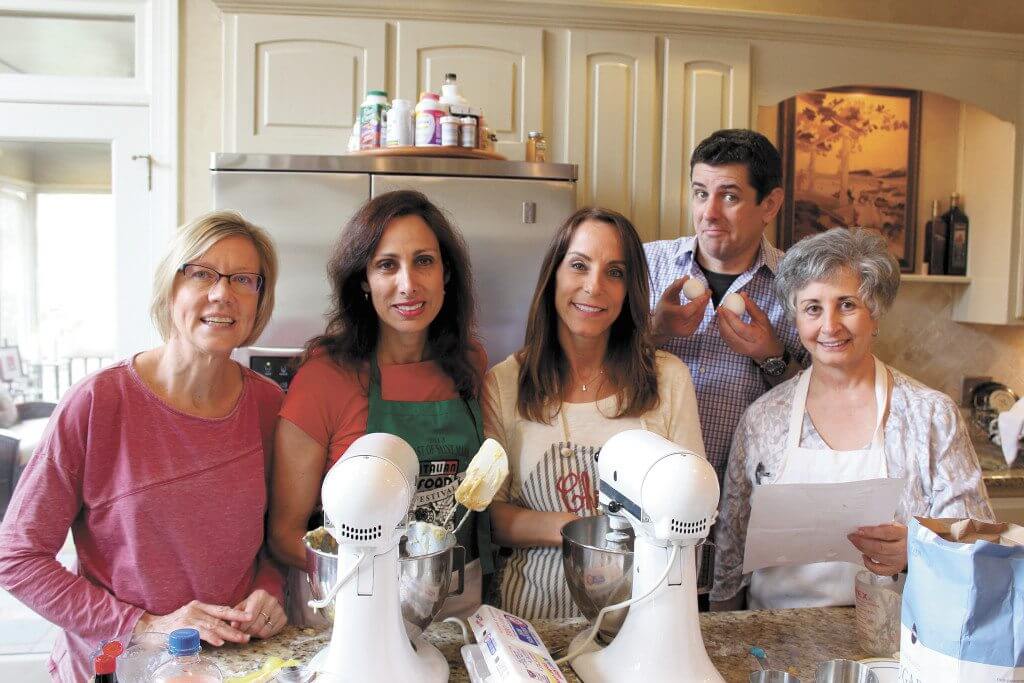 From left: Mary Beth Crumly, Donna Francavilla, Monica Sbrissa, Robert Sbrissa and Mary Jo Fritts. Journal photos by Emily Williams.