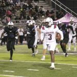 Homewood quarterback Kaleb Carson runs for a 47-yard touchdown run to lift Homewood over Parker, 35-28, Friday, October 17