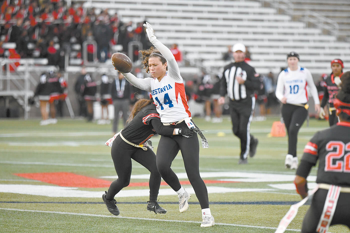 Rebels Come Up Short to Central-Phenix City, 46-7, In State Flag Football Title Game - Over the Mountain Journal